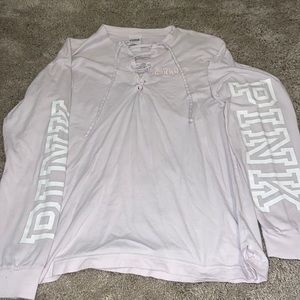 Long sleeve pink shirt,from pink